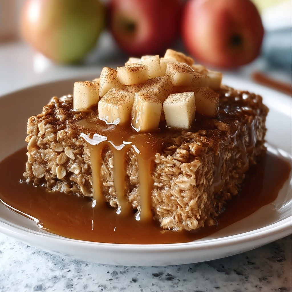 Apple Cinnamon Baked Oatmeal Recipe - Recipe Image