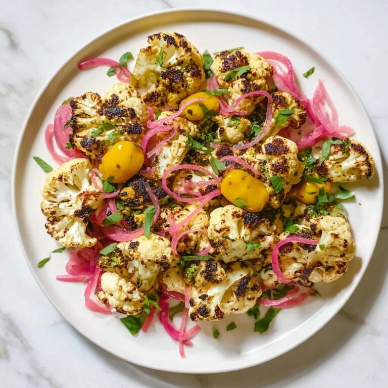 Roasted Cauliflower Salad with Dried Cherries Nuts and Lemon Zest Recipe