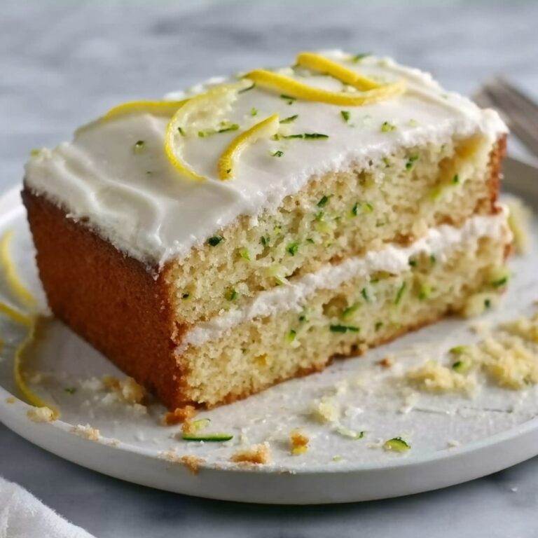 Lemon Zucchini Cake with Lemon Glaze Recipe