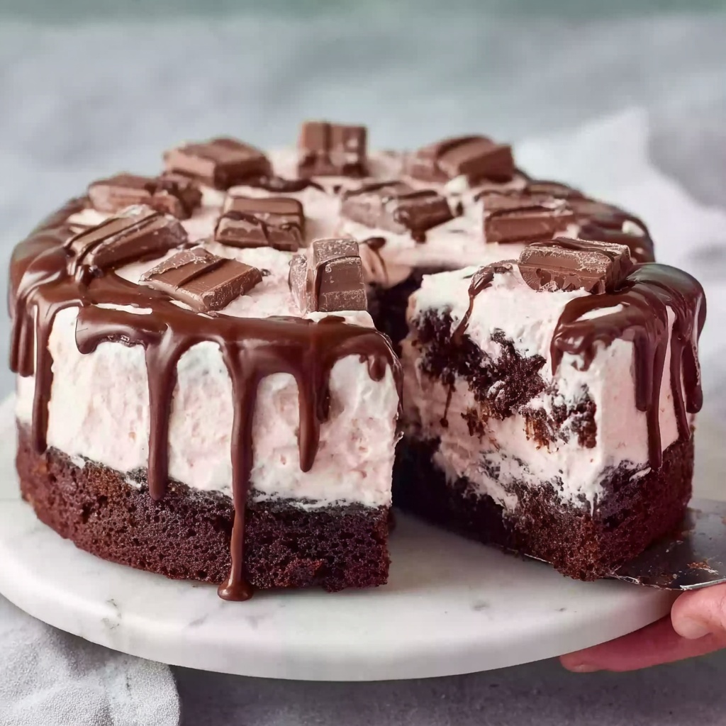 Brownie Ice Cream Cake Recipe - Recipe Image