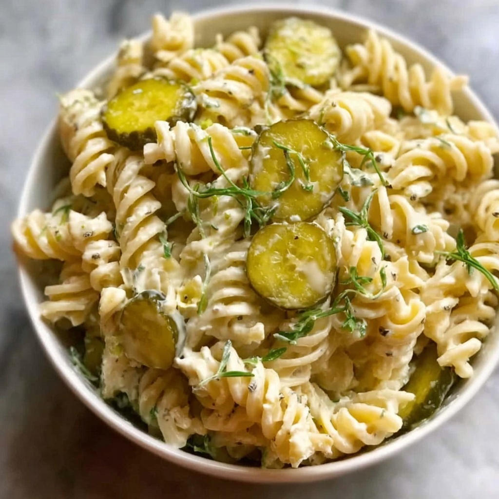Dill Pickle Pasta Salad for a Tangy Twist Recipe - Recipe Image