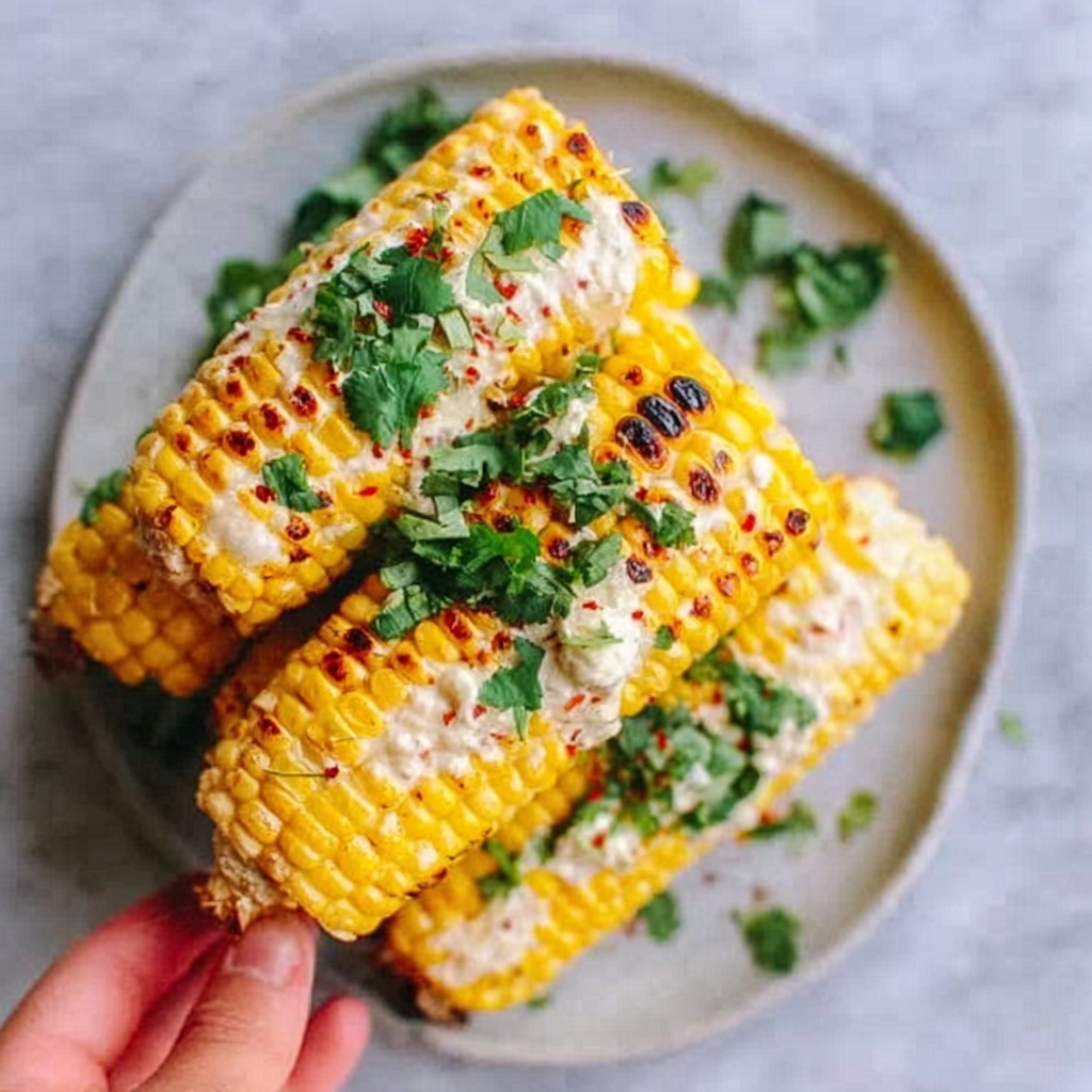 Grilled Corn with Herb Butter Recipe - Recipe Image