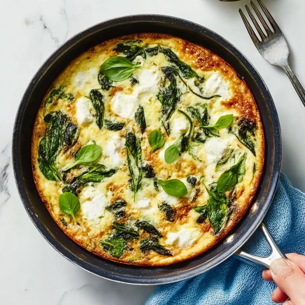 Asparagus, Leek & Ricotta Frittata with Pesto Recipe - Recipe Image