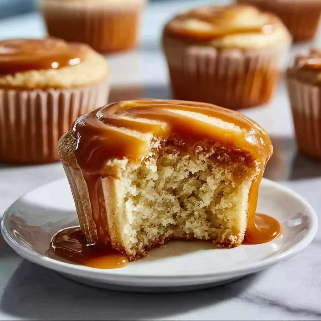 Pumpkin Cheesecake Muffins with Caramel Swirl Recipe - Recipe Image