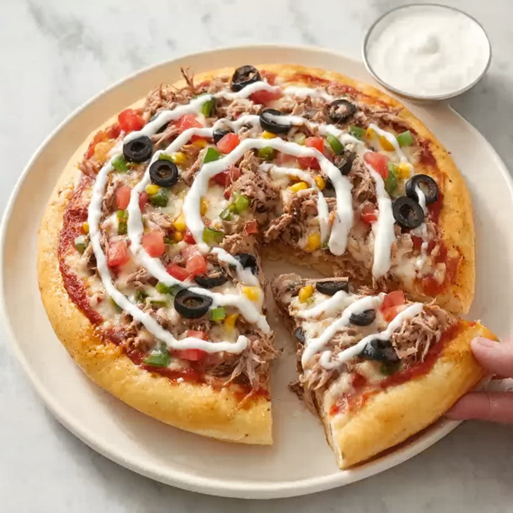 Godfather’s Taco Pizza Recipe - Recipe Image