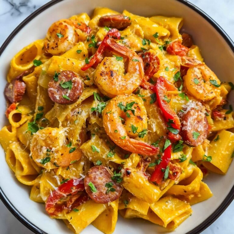 Cajun Shrimp and Sausage Pasta Recipe