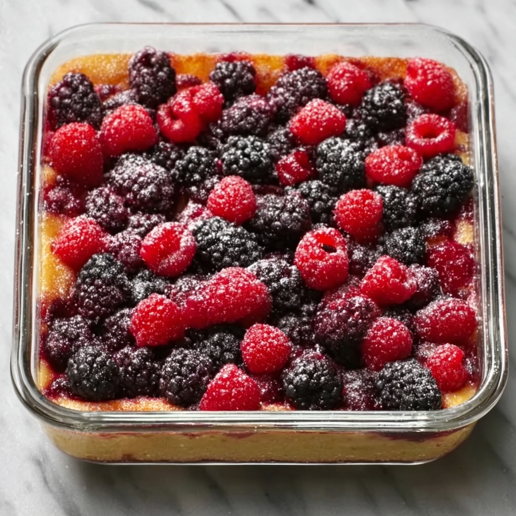 Overnight Berry Bread Breakfast Casserole Recipe - Recipe Image