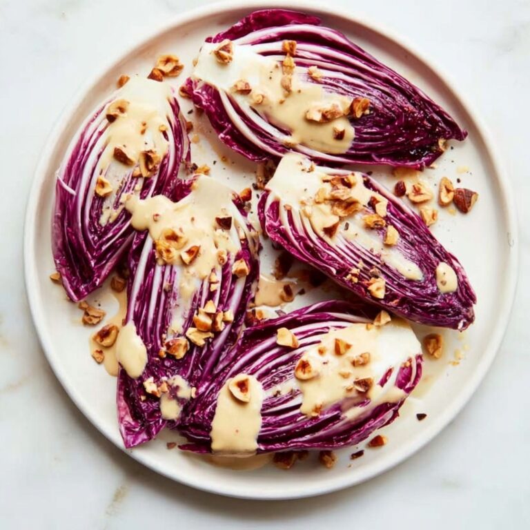 Radicchio Salad with Crème Fraîche Vinaigrette and Toasted Hazelnuts Recipe