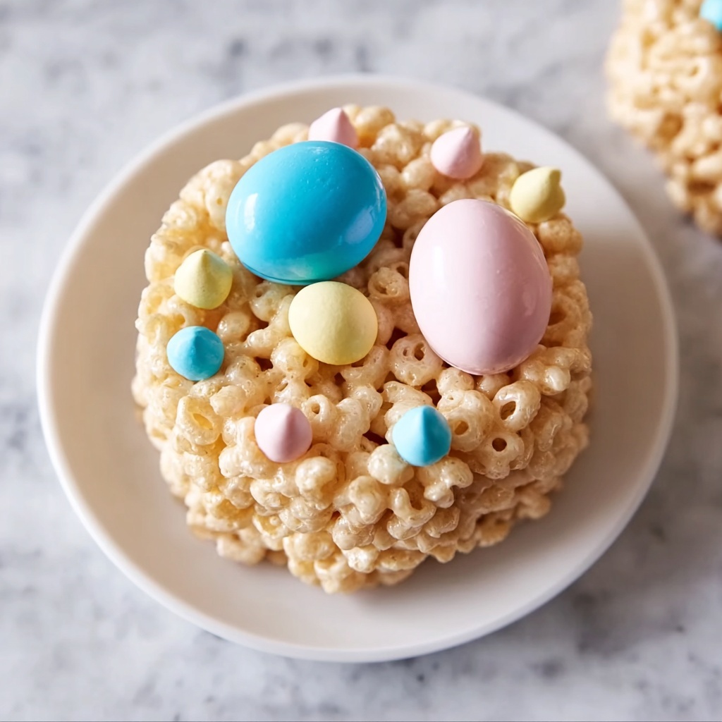 Easter Egg Rice Krispie Treats Recipe - Recipe Image