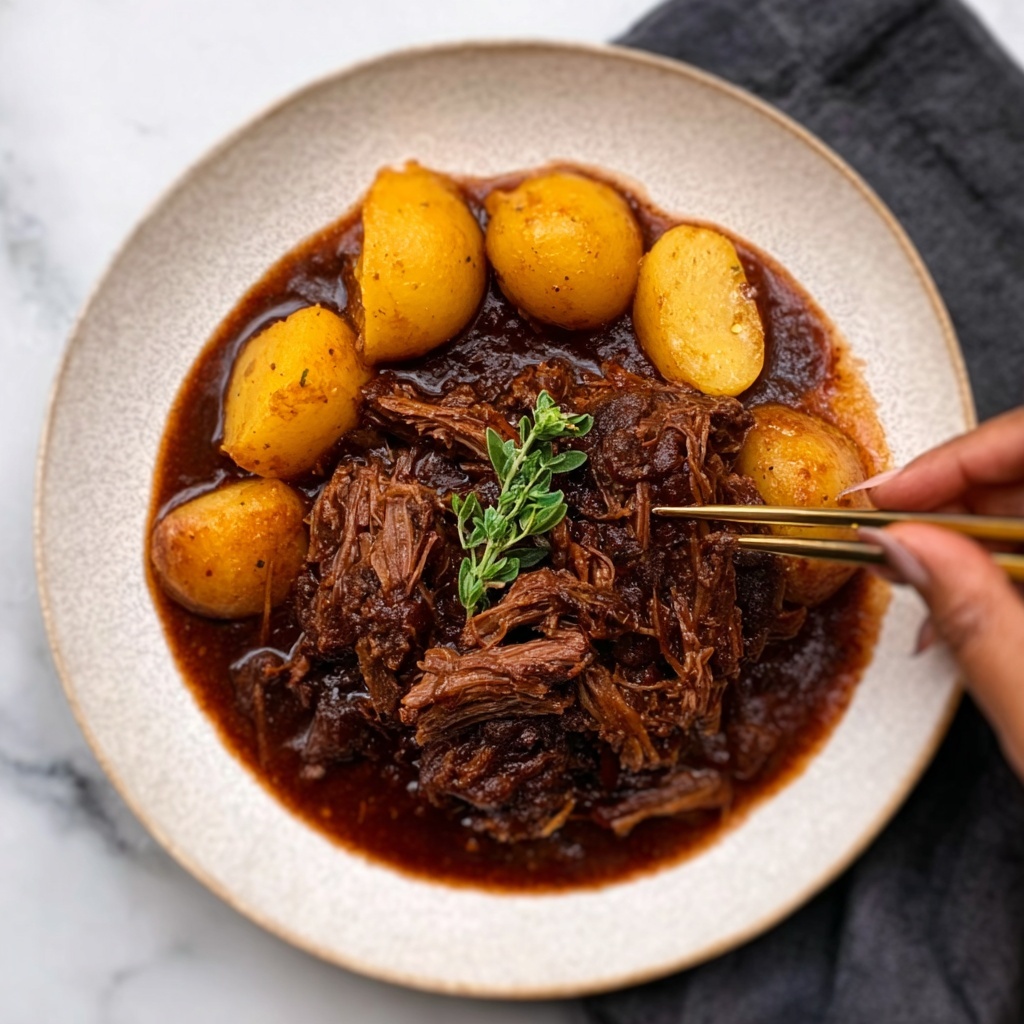 Cranberry Pot Roast Recipe - Recipe Image