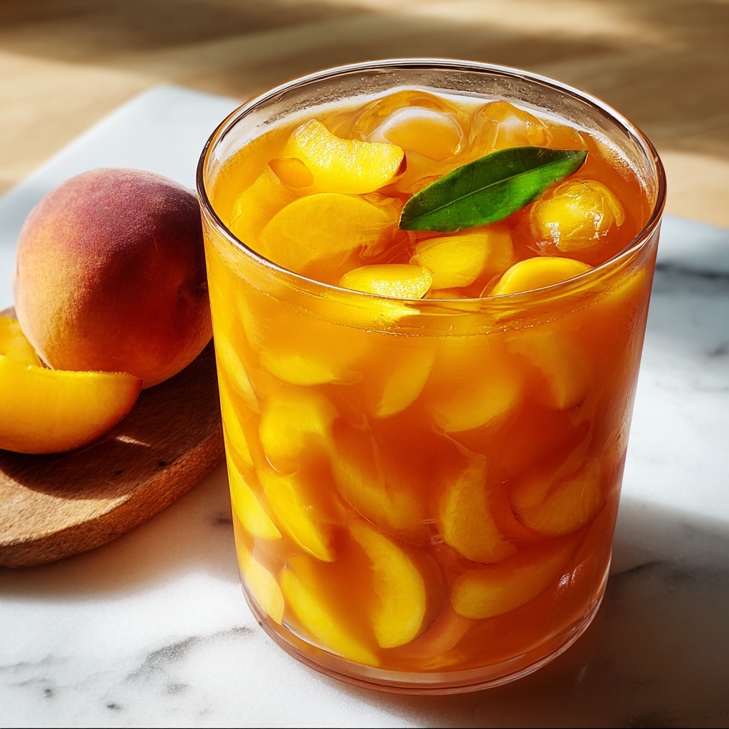 Peach Sweet Tea Recipe - Recipe Image