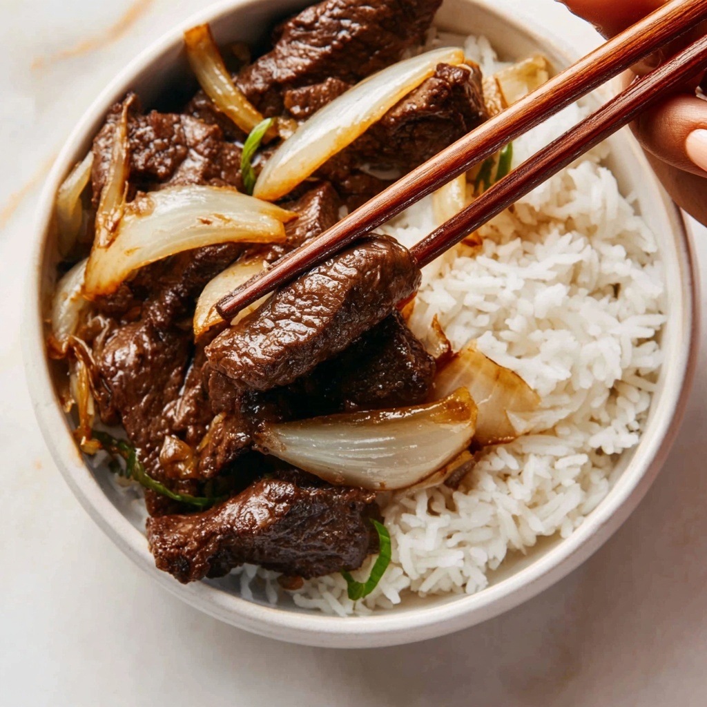 Beef Onion Stir-fry Recipe - Recipe Image