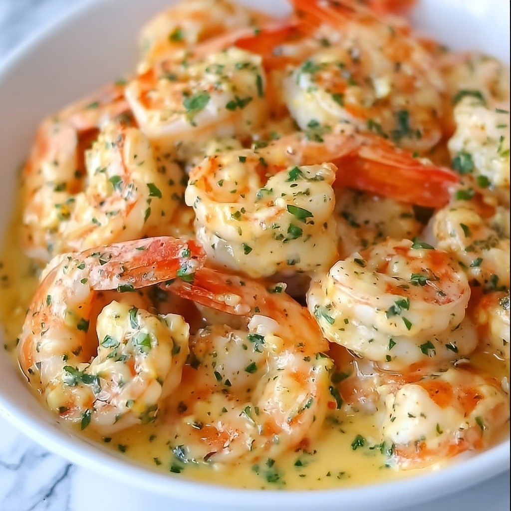Spanish Garlic Shrimp with Saffron Recipe - Recipe Image