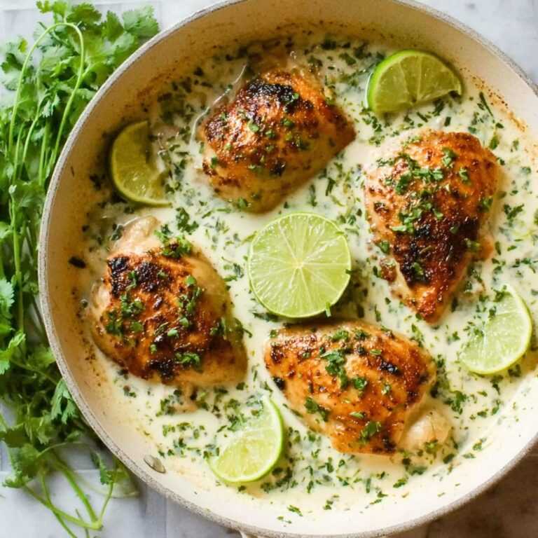Creamy Coconut Lime Chicken Recipe