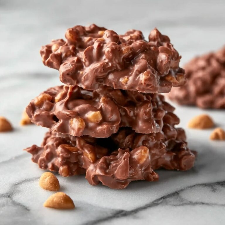 No-Bake Chocolate Peanut Butter Haystack Cookies Recipe