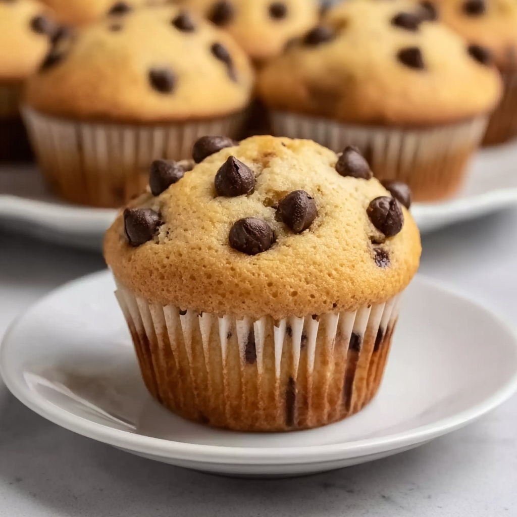 Easy Chocolate Chip Muffins Recipe - Recipe Image