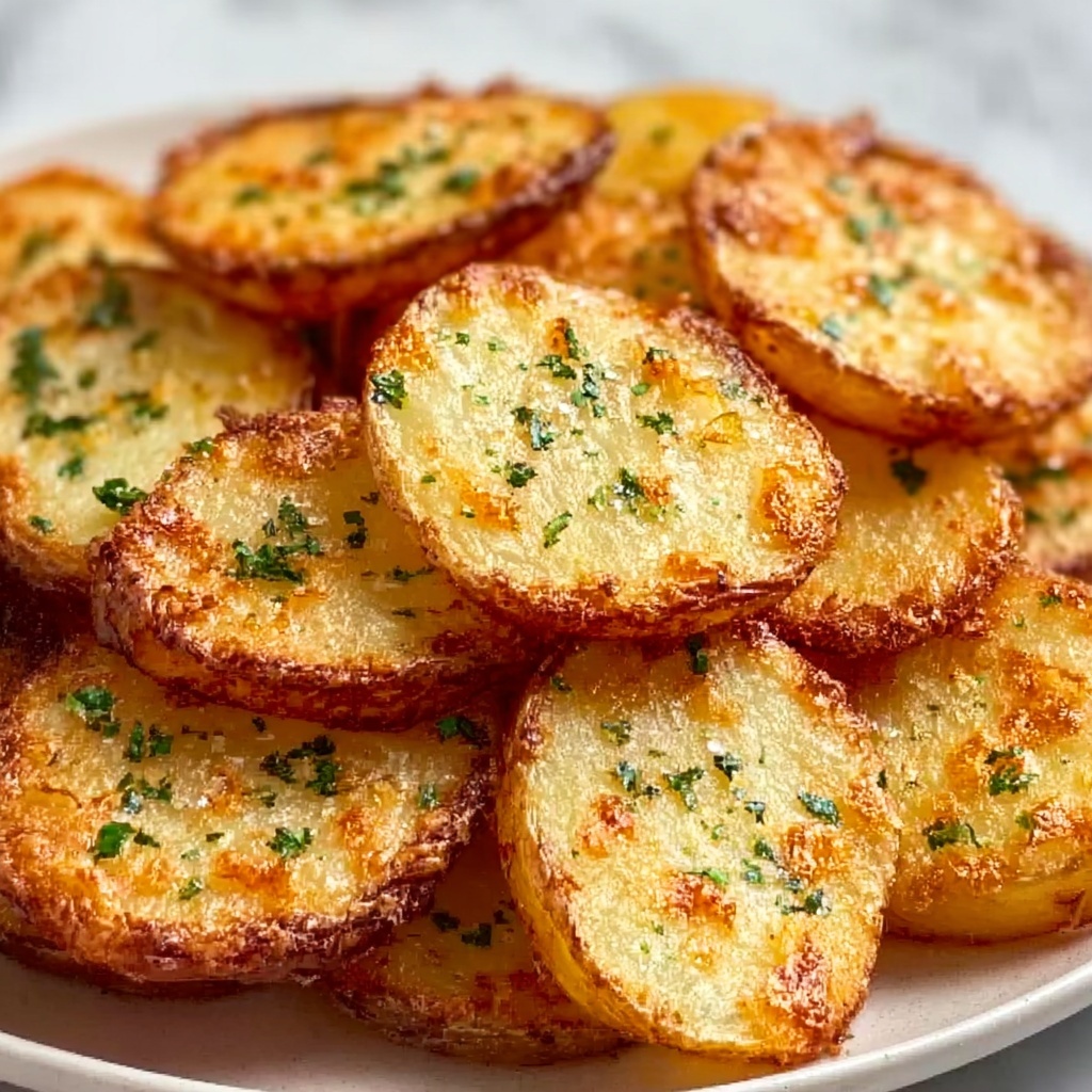Mini Baked Parmesan Potato Rounds Recipe - Recipe Image