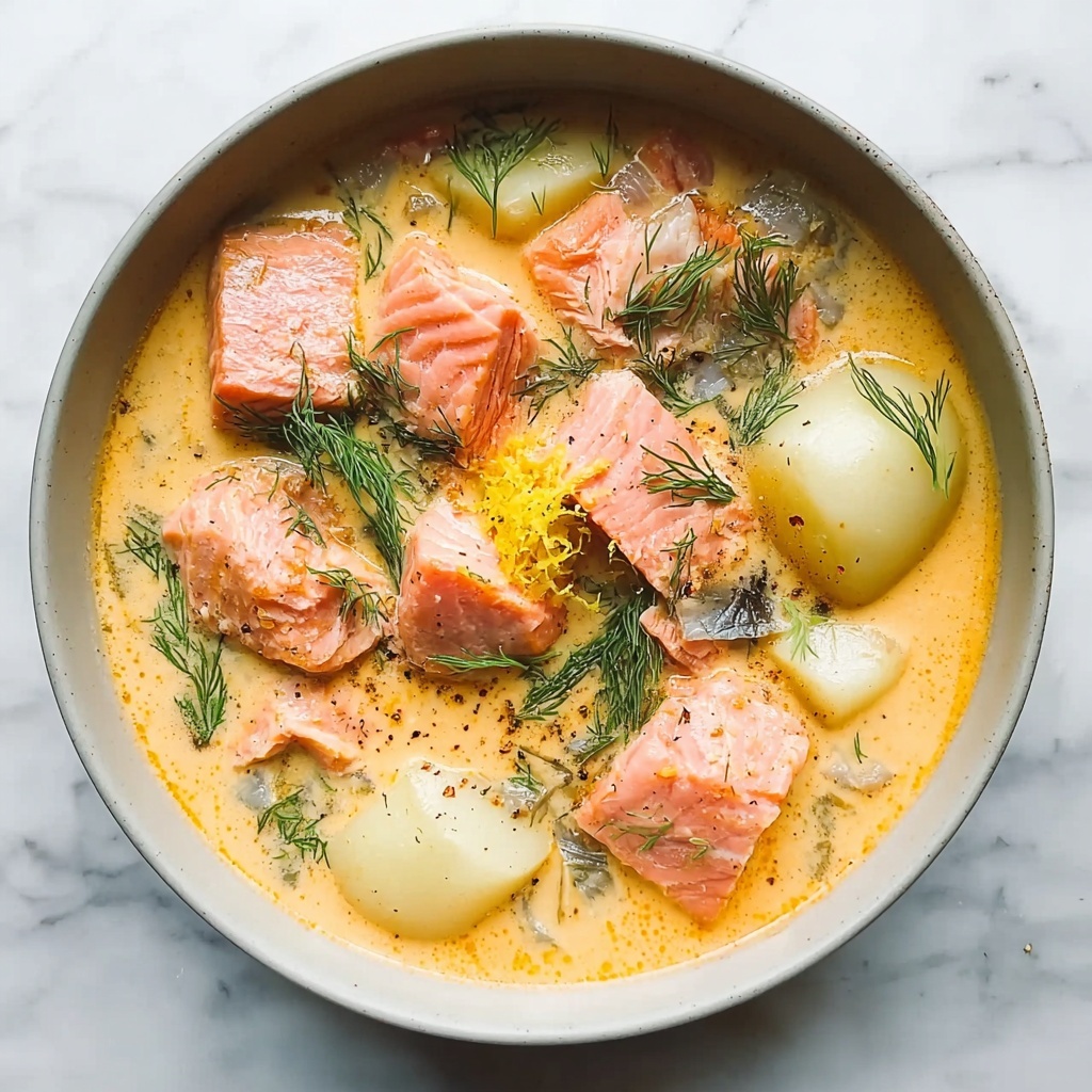 Simple Salmon Chowder: An Incredible Ultimate Recipe - Recipe Image