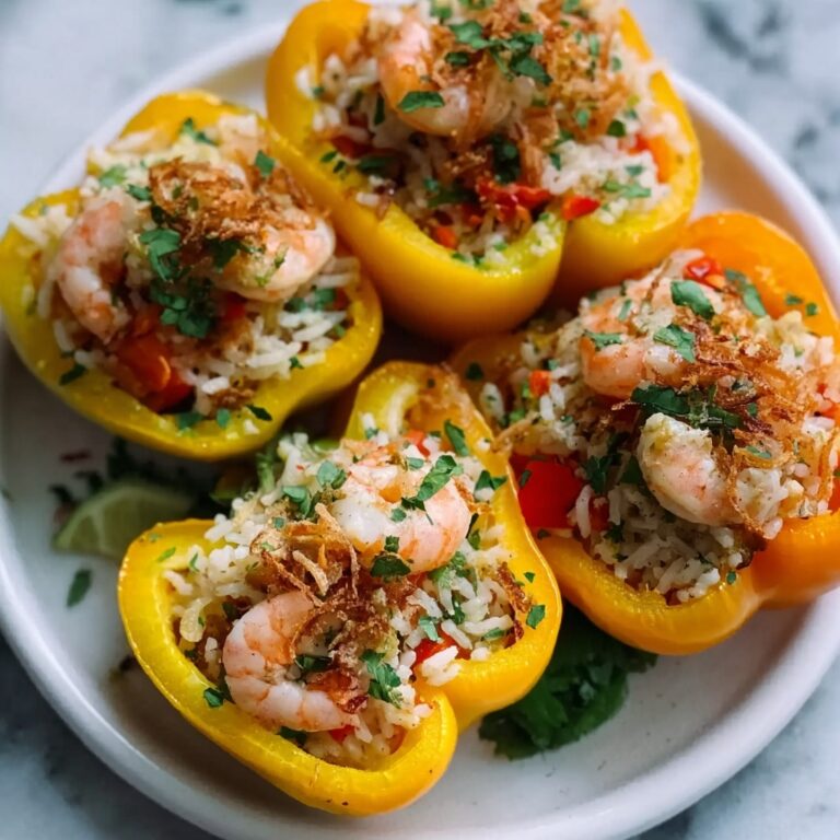 Crab and Shrimp Stuffed Bell Peppers Recipe