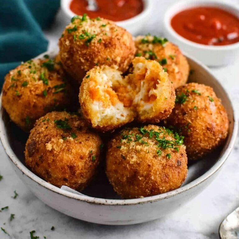 Cheesy Mozzarella Arancini: Crispy Italian Risotto Balls Recipe