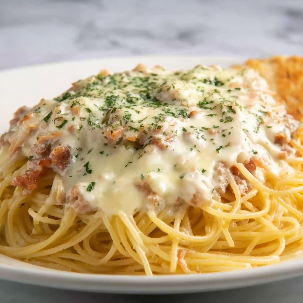 Million Dollar Spaghetti Alfredo Recipe - Recipe Image