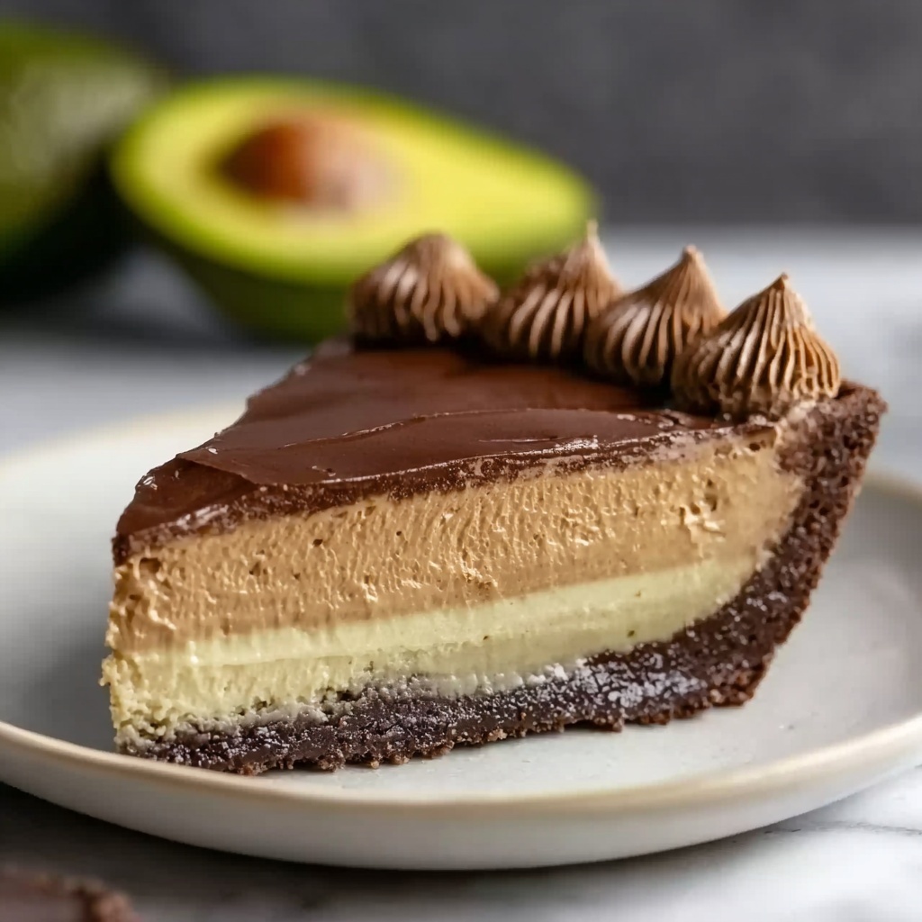 Chocolate Avocado Pie Recipe - Recipe Image