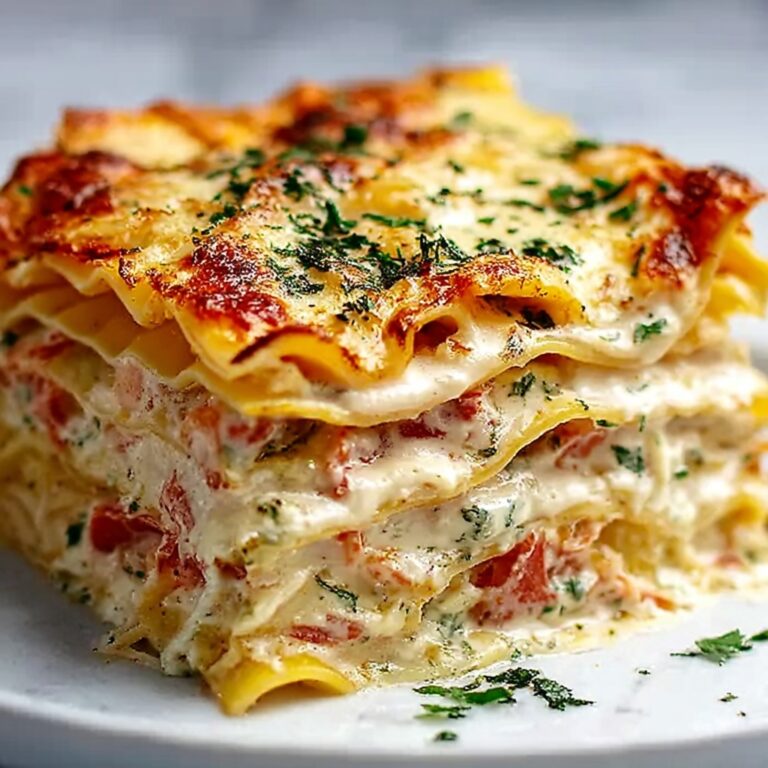 Garlic Butter Shrimp Scampi Lasagna Recipe