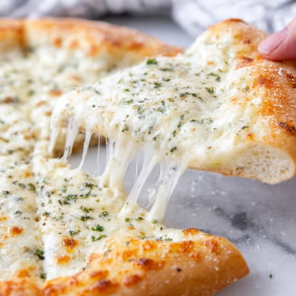 White Ricotta and Mozzarella Pizza Recipe - Recipe Image