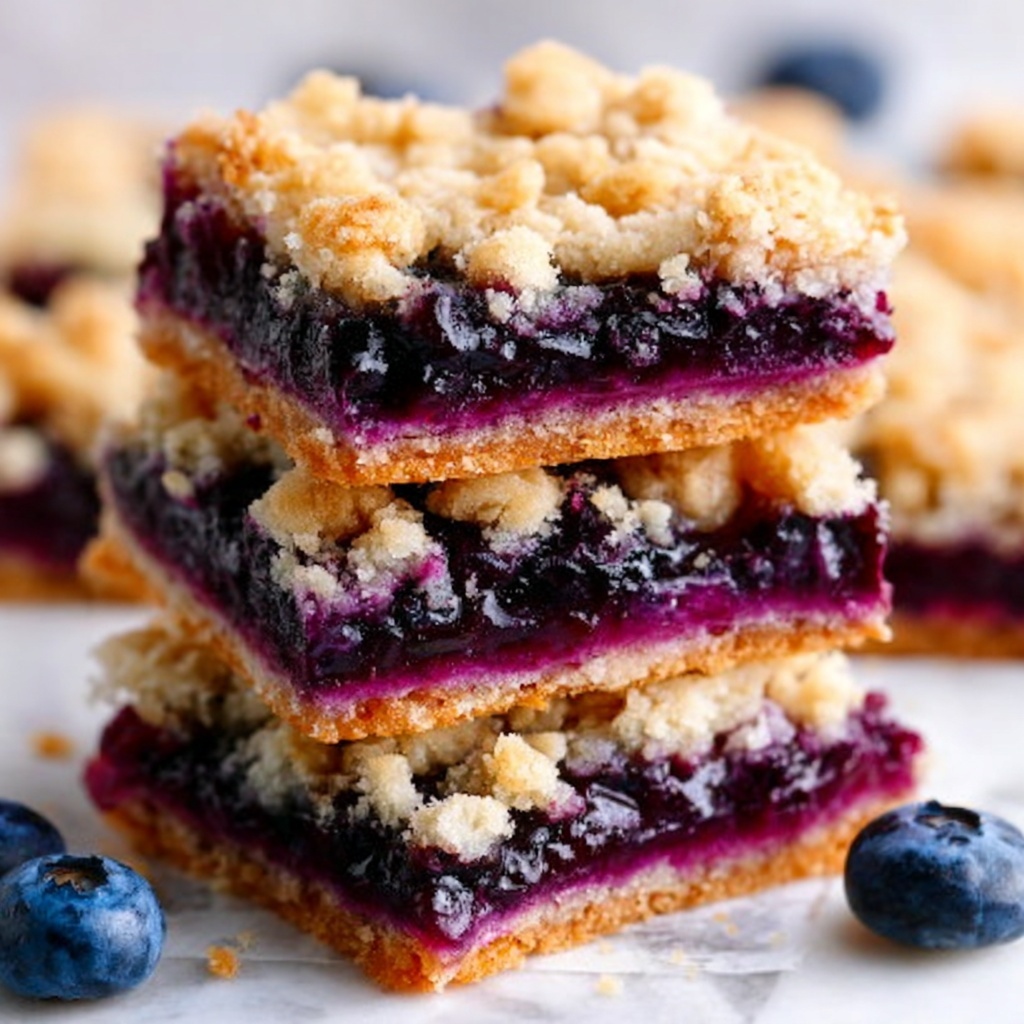 Triple Berry Cobbler Bars Recipe - Recipe Image