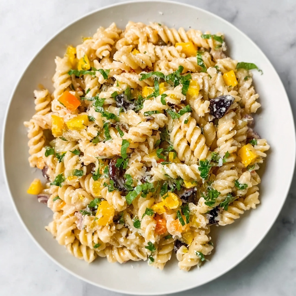 Creamy Street Corn Pasta Salad Recipe - Recipe Image