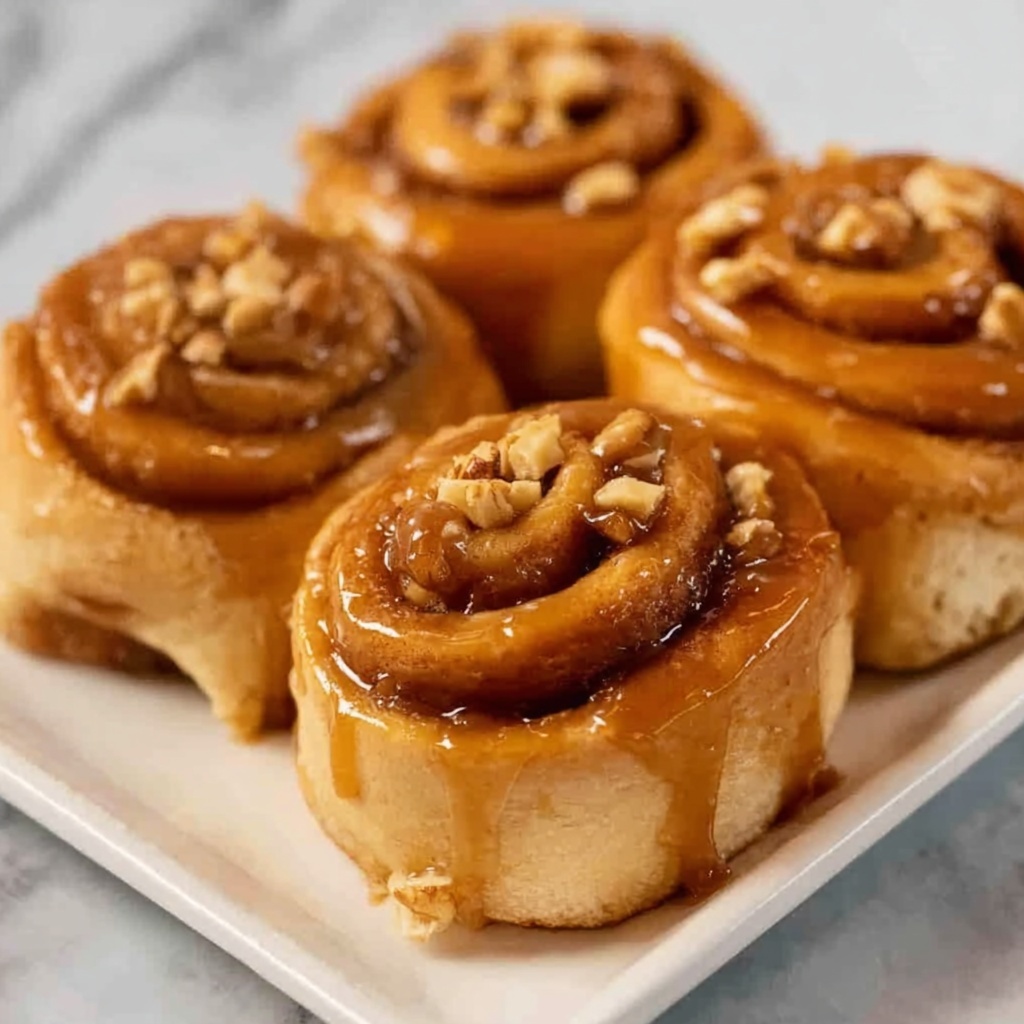 Caramel Apple Cinnamon Rolls Recipe - Recipe Image