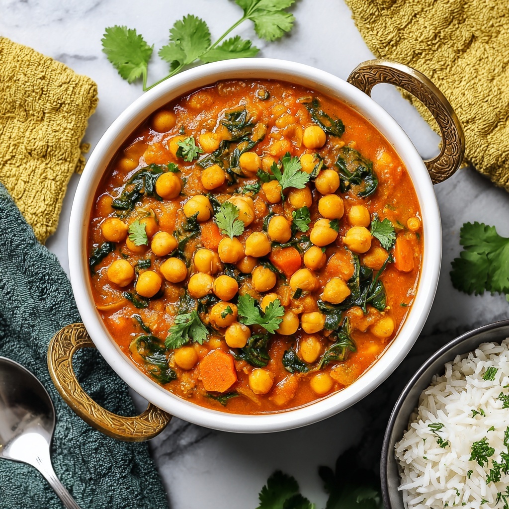 Chickpea and Vegetable Curry Recipe - Recipe Image