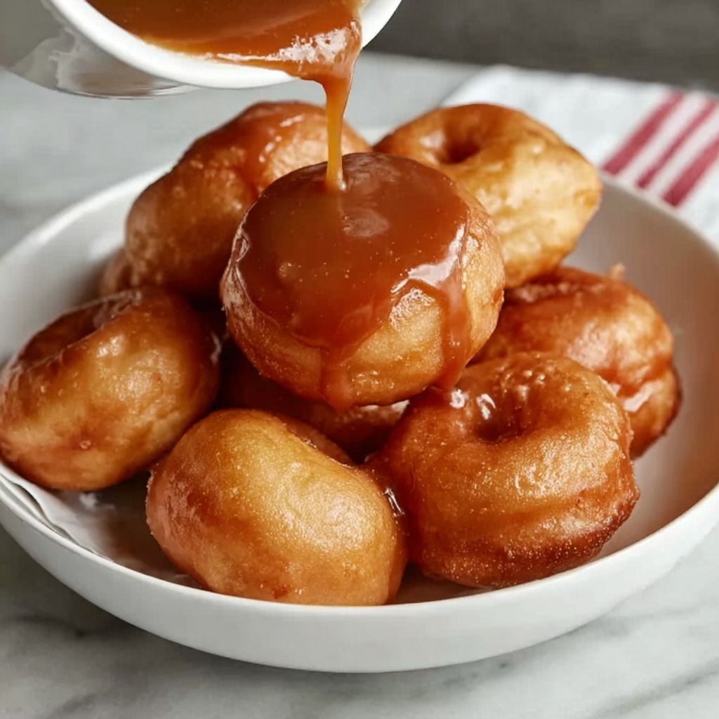 Canned Biscuit Glazed Doughnuts Recipe - Recipe Image