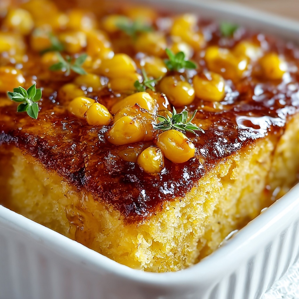 Sweet Harmony Honey Glazed Corn Casserole Recipe - Recipe Image