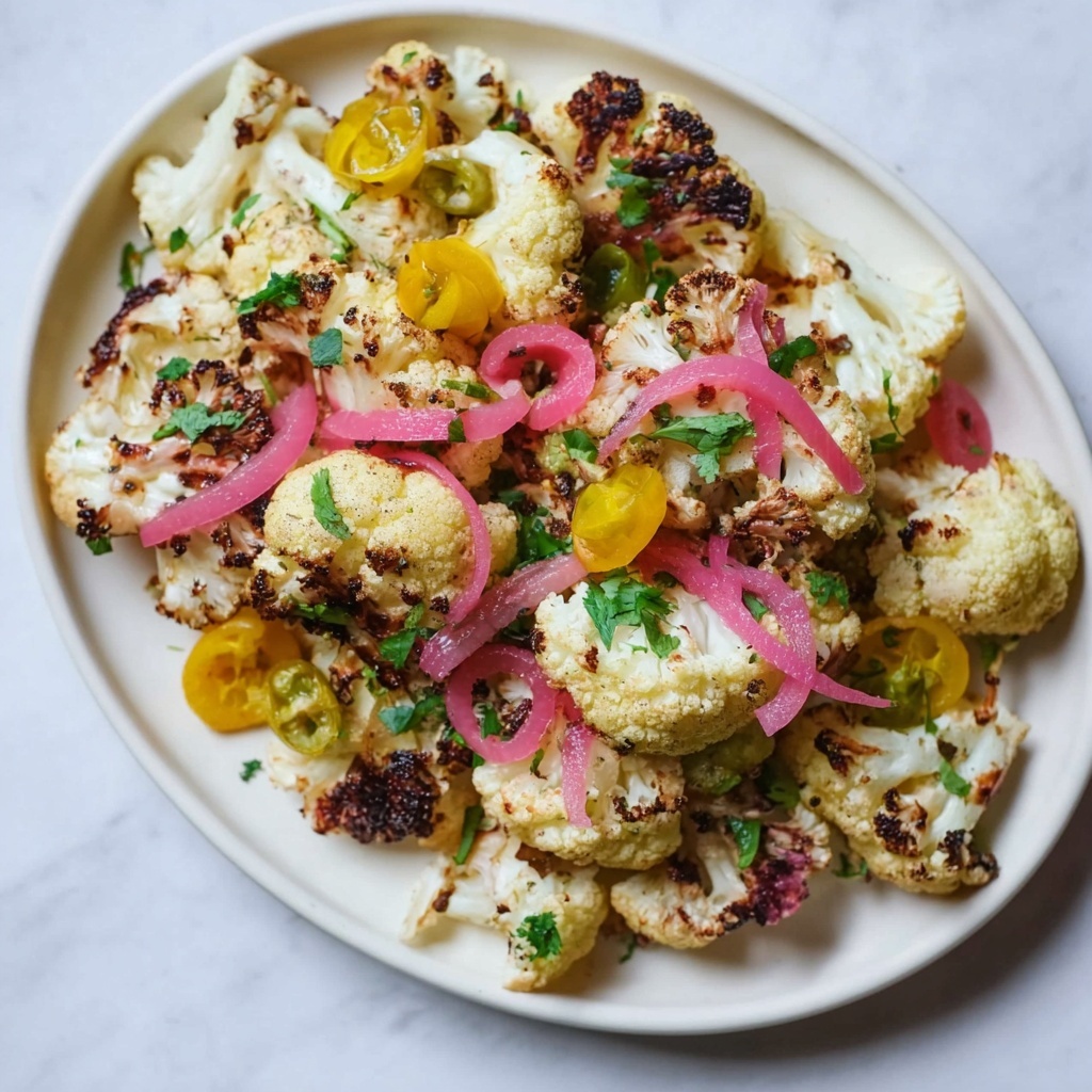 Roasted Cauliflower Salad with Dried Cherries Nuts and Lemon Zest Recipe - Recipe Image