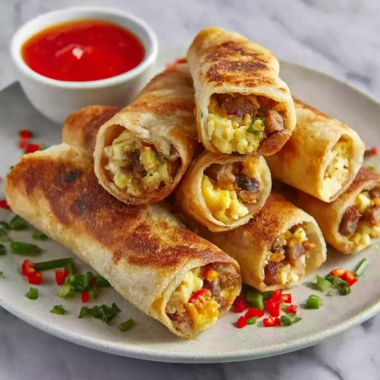 Breakfast Sausage and Egg Taquitos Recipe