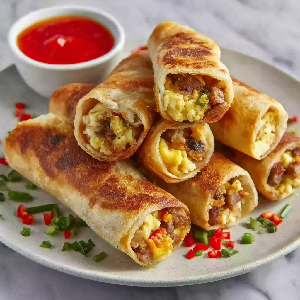Breakfast Sausage and Egg Taquitos Recipe - Recipe Image