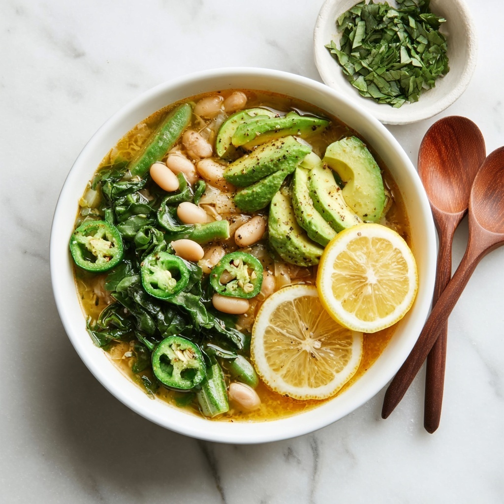 Slow Cooker Green Chile Bean Stew Recipe - Recipe Image