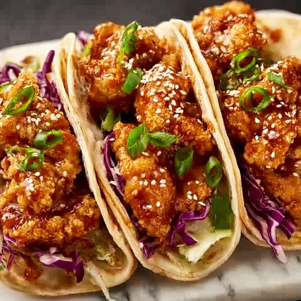 Crispy Chicken Wonton Tacos Recipe - Recipe Image
