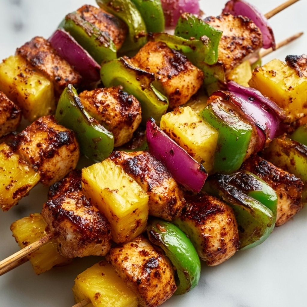 Hawaiian Chicken Kebabs Recipe - Recipe Image