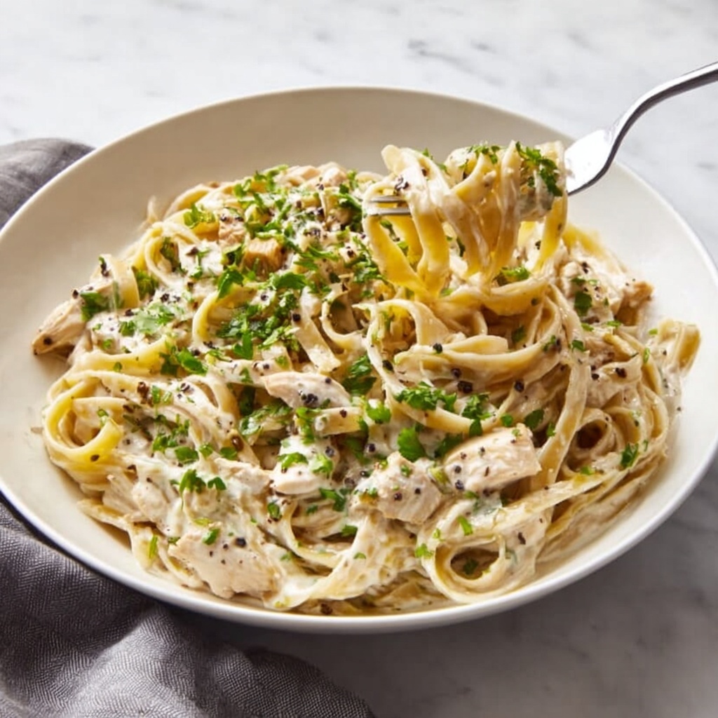 Creamy Chicken Broccoli Alfredo Recipe - Recipe Image
