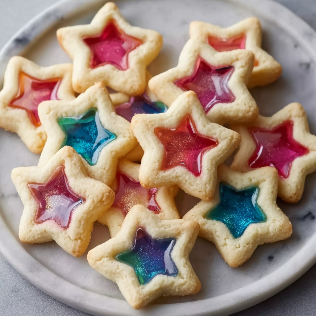 Stained Glass Window Cookies Recipe - Recipe Image