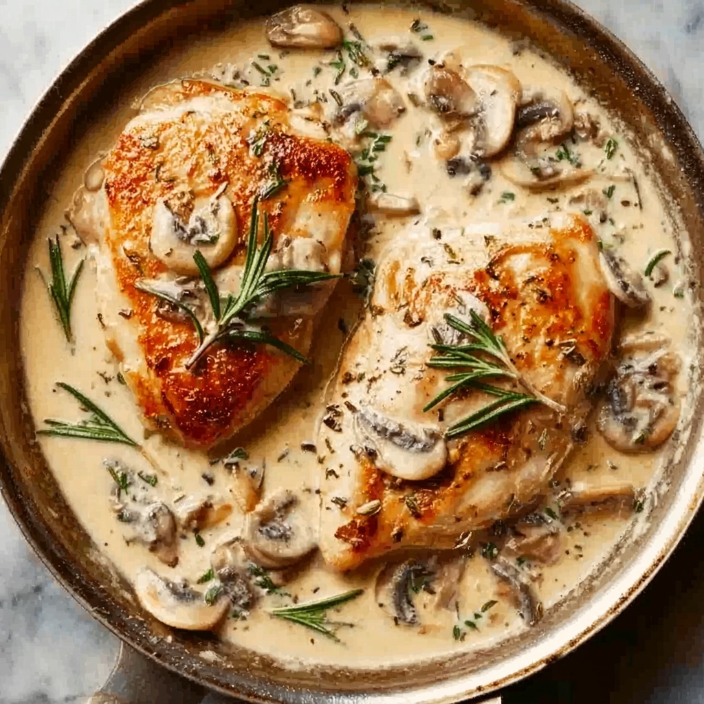 Creamy Dijon Rosemary Chicken Recipe - Recipe Image