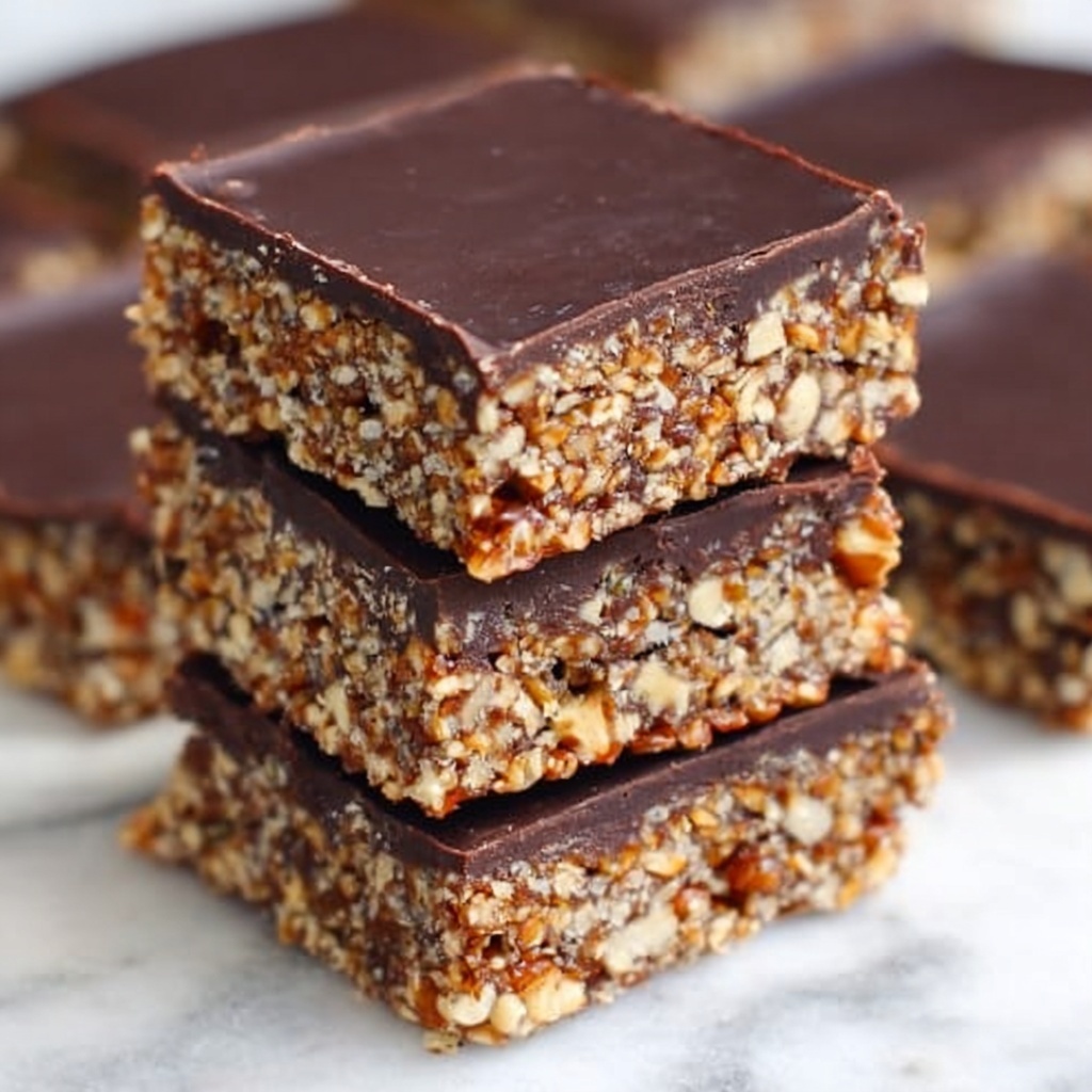 Chocolate Date Almond Bars Recipe - Recipe Image