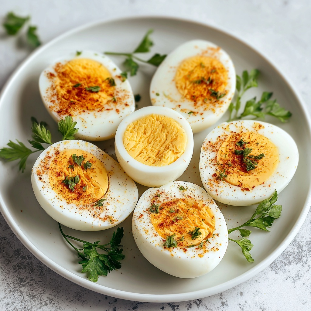 Air Fryer Hard Boiled Eggs Recipe - Recipe Image