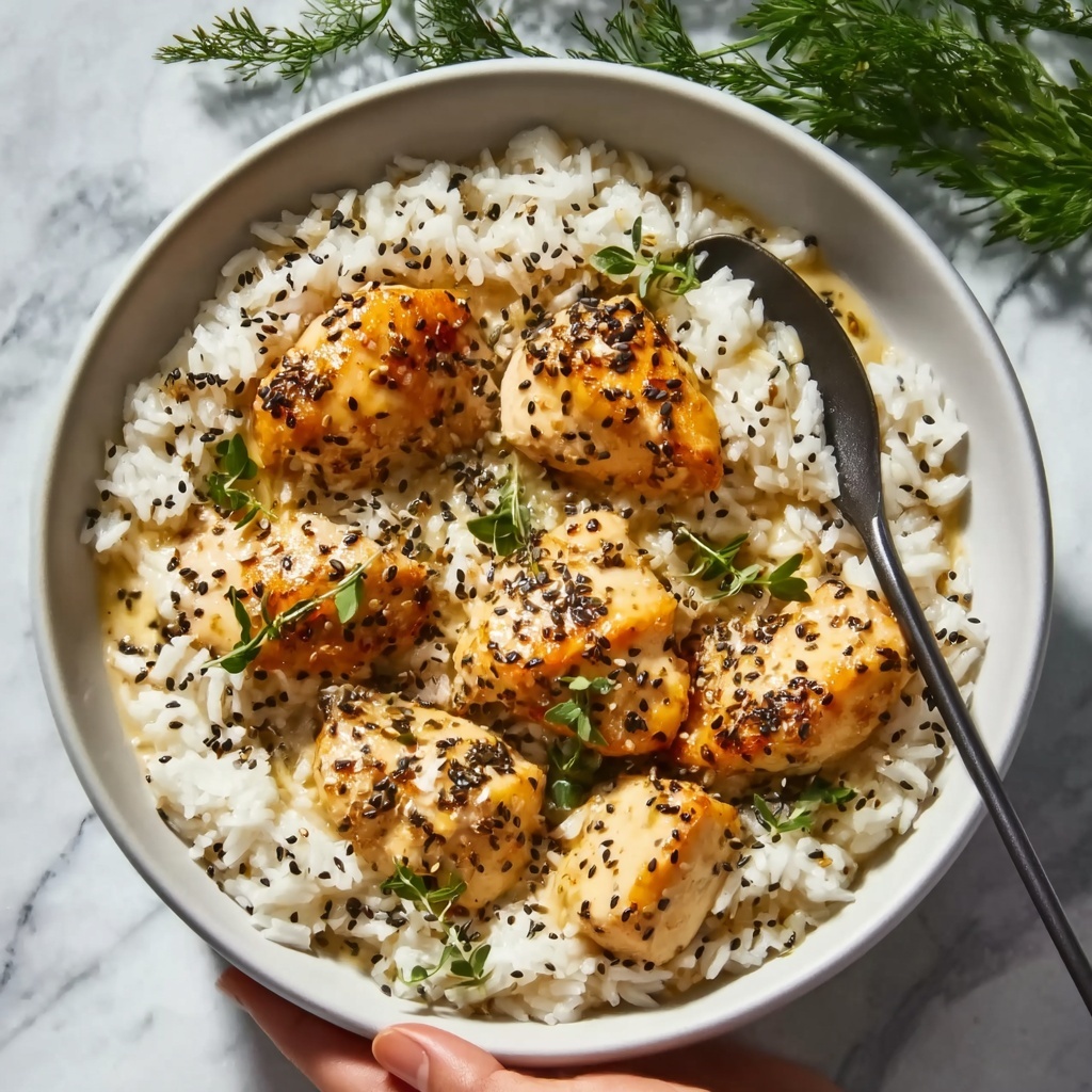 Creamy Herb Chicken & Basmati Rice Recipe - Recipe Image