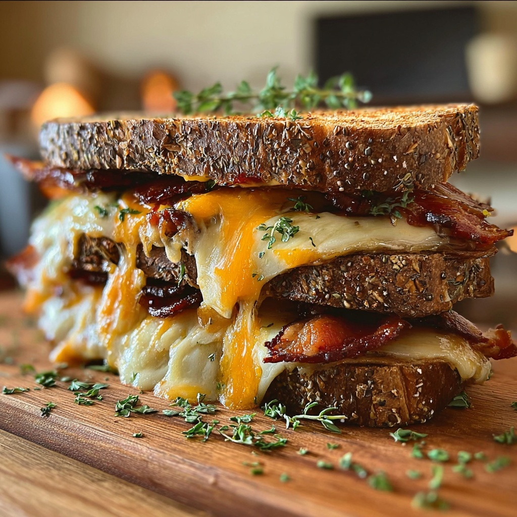 Southern Brisket Grilled Cheese: A Melty Masterpiece Recipe - Recipe Image