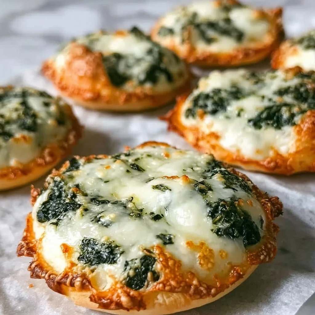 Spinach Dip Cheese Crisps Recipe - Recipe Image