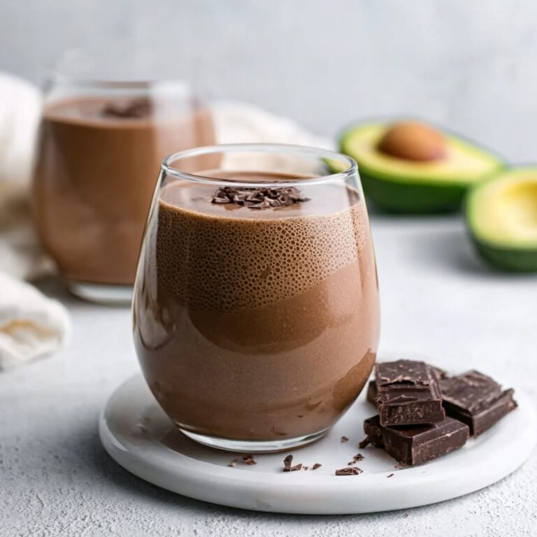 Avocado Chocolate Peanut Butter Smoothie Recipe