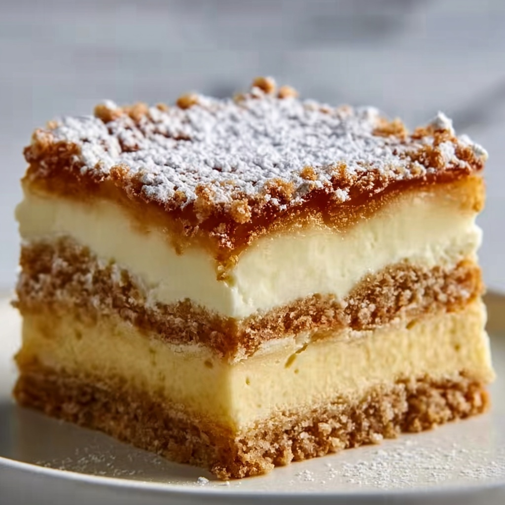 No-Bake Custard Slice Recipe - Recipe Image